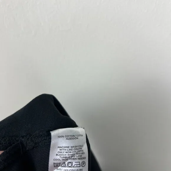 NWT LOFT Black Cap Sleeve Slim Fitted Bodice Muscle Tee - Picture 6 of 7